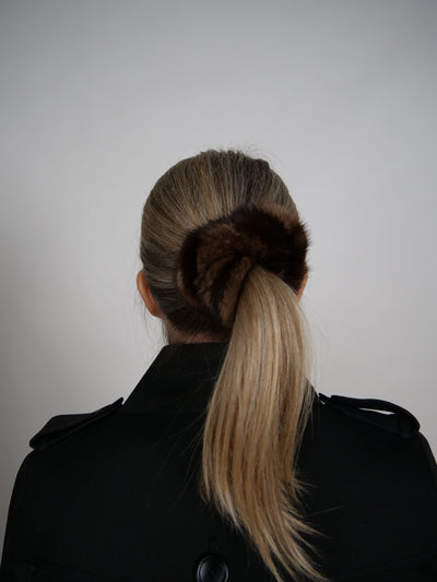 Big Hair Tie UN - Mink - Accesories - Mahogany & Brown