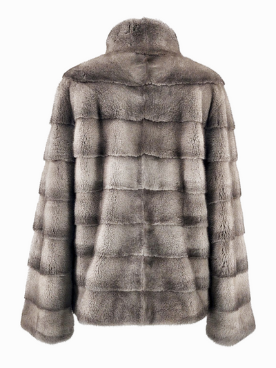 Olise, 60 cm. - Mink - Women - Silver Blue