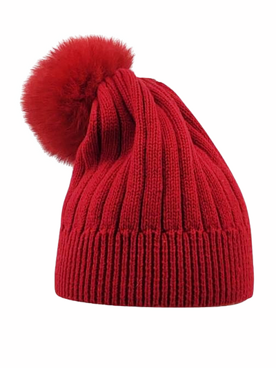 MFN 034 Hat - Knitted Yarn - Accesories - Red (Hue)