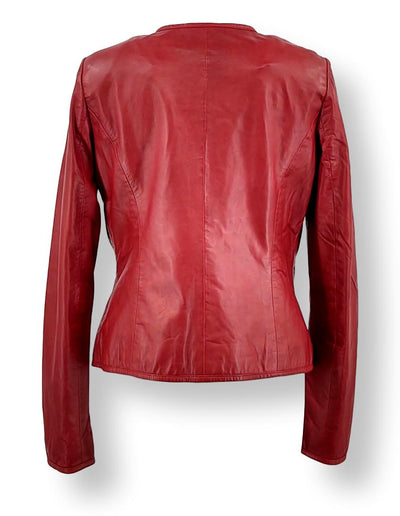 Zadte - Lamb Malli Leather - Women - Red | STAMPE PELS