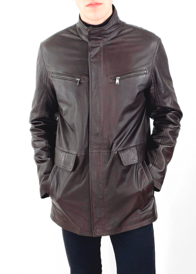 Marvin - Lamb Malli Leather - Man - Beautiful Brown