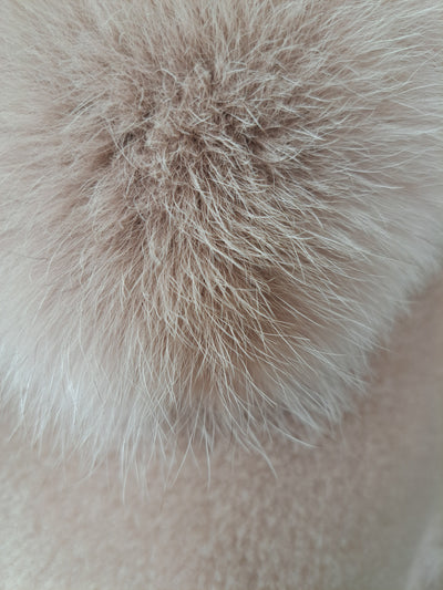 Gamal-A, 100 cm. - Hood - Air Wool - Women - Dust Rose