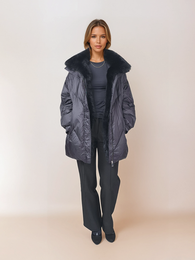 Ivory, 80 cm. - Down - Women - Black