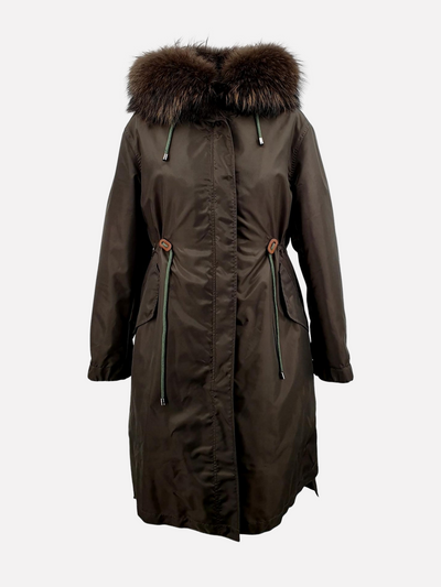 Calgary, 108 cm. - Hood - Textile - Women - Army