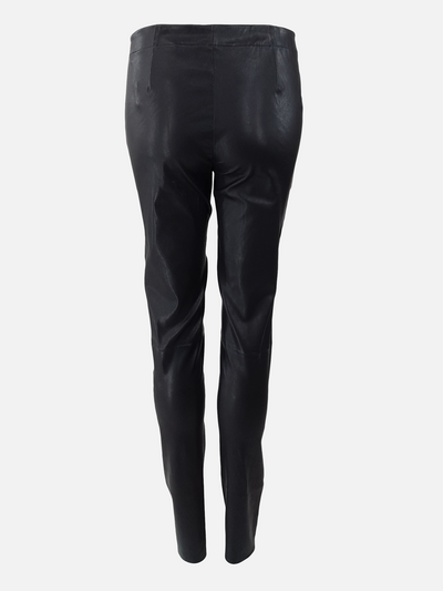 Luna Trousers - Lamb Stretch Leather - Women - Black