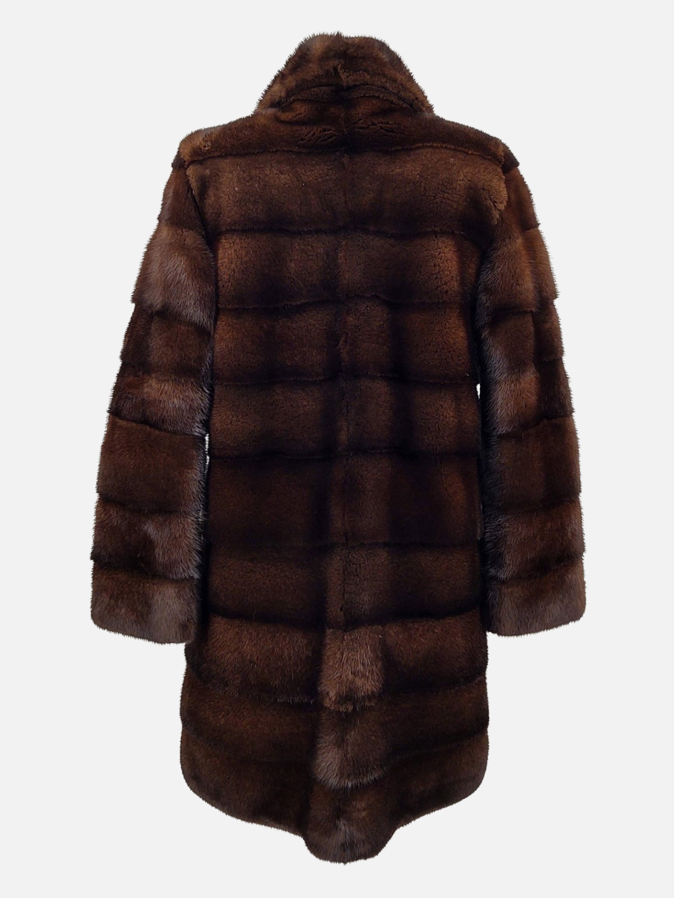 Vesta, 85 cm. - Mink - Women - Mahogany / Mink Pels - Levinsky - Kvinde