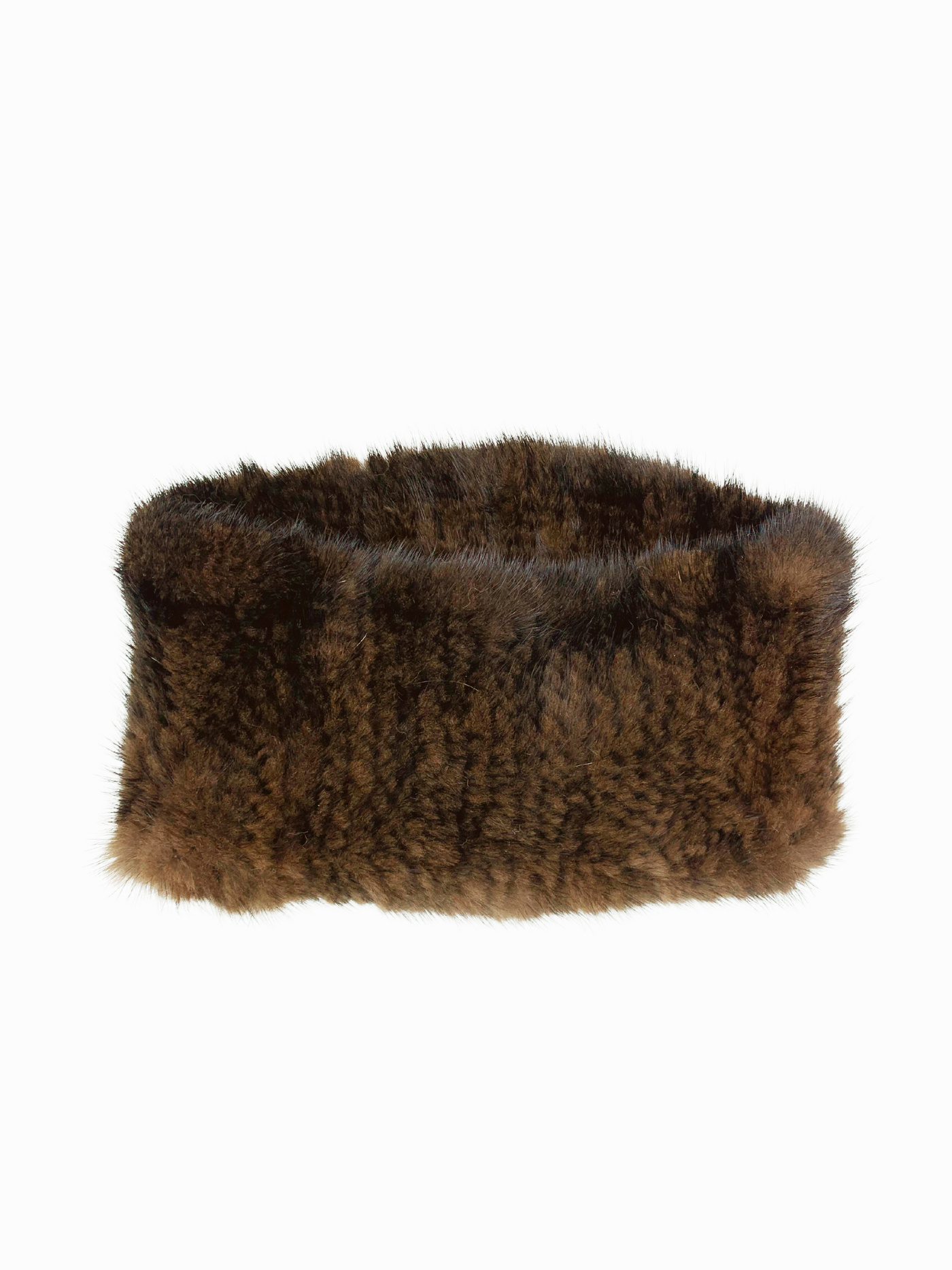 Knitted Headband - Mink Knitted - Accesories - Brown