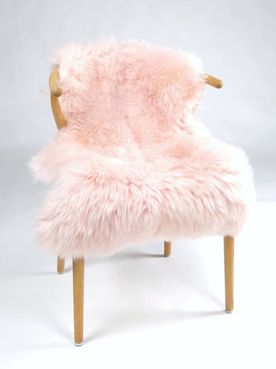 Rug 60*90 cm. - Sheep Skin - Accesorries - Pink