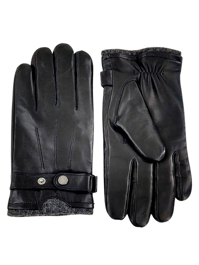 219 Glove - Lamb Slink Leather -Accesories - Black