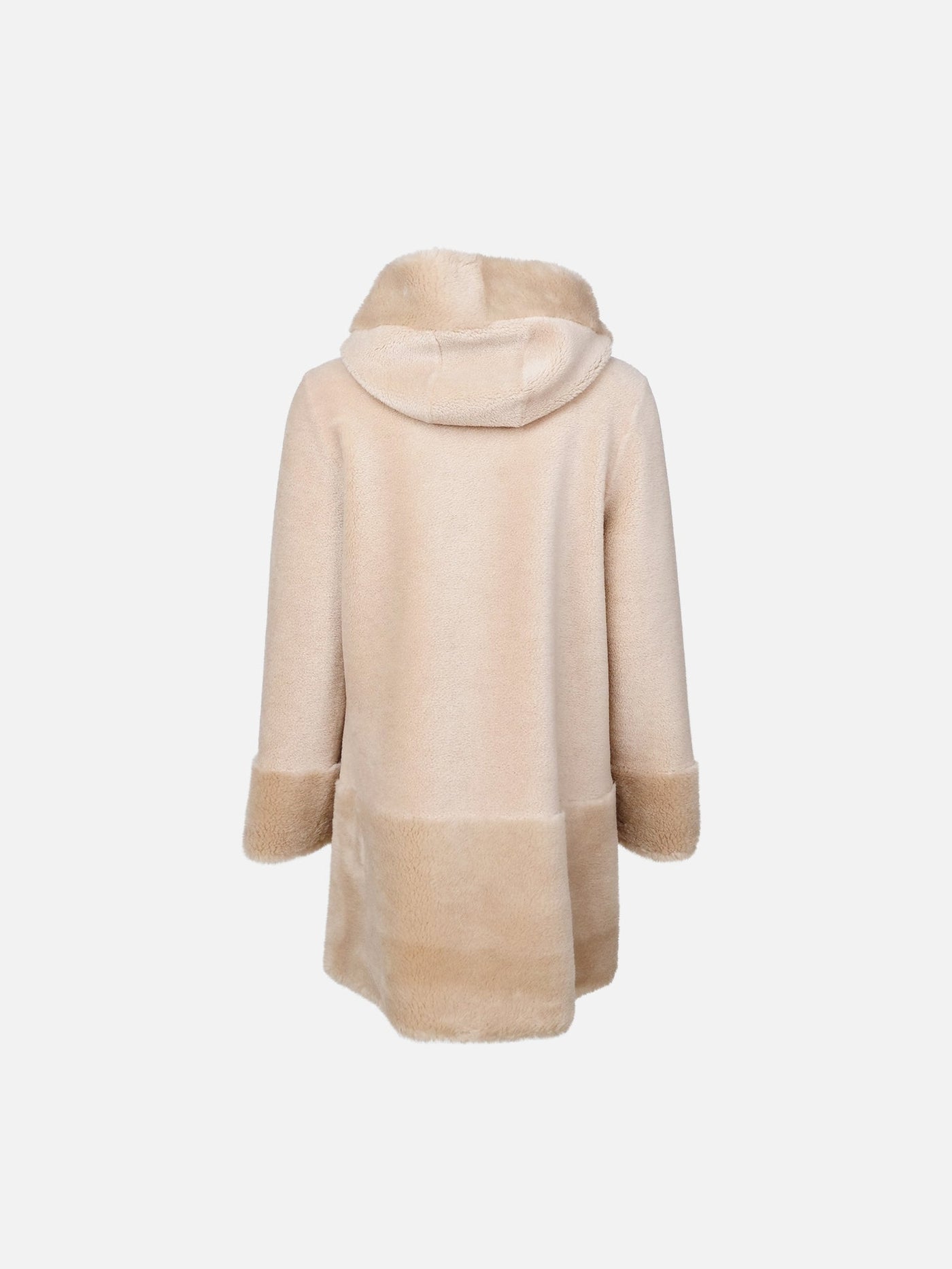 Fernandina, 85cm - Hood - Air Wool - Women - Beige