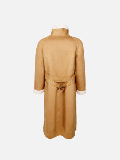 Huda, 110 cm. - Collar - Air Wool - Women - Cognac