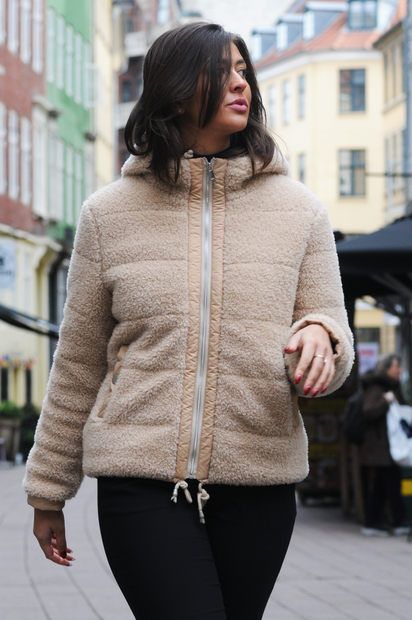 Hanna, 62 cm. - Hood - Air Wool - Women - Beige