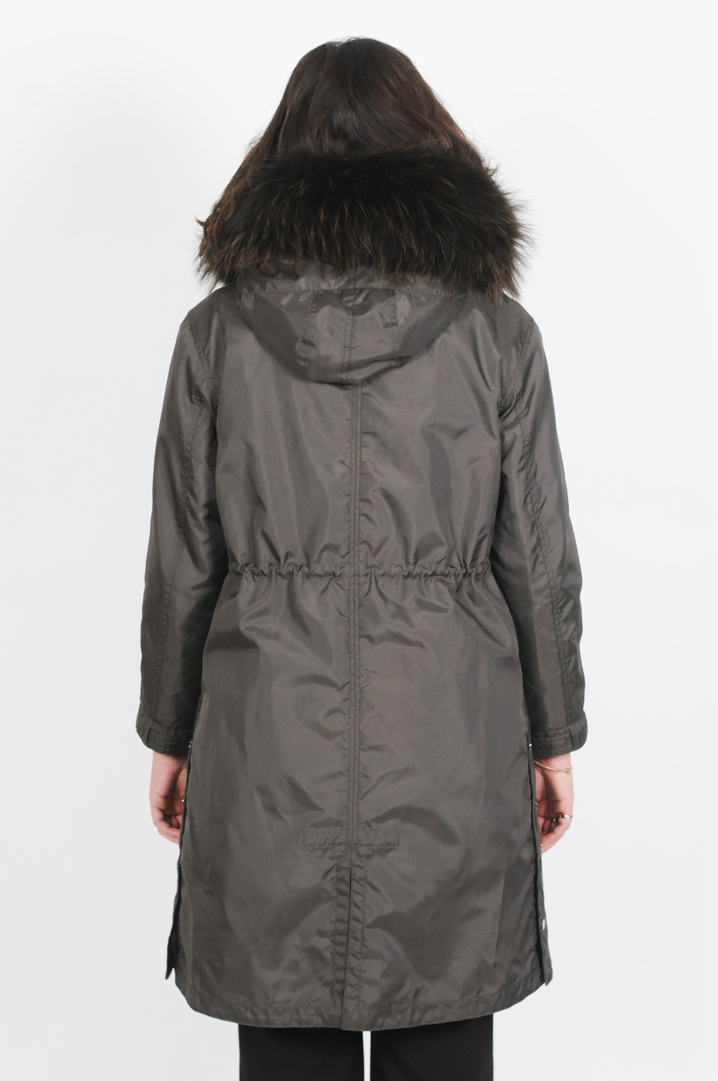 Calgary, 95 cm. - Hood - Textile - Women - Army