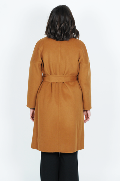 Harlow, 105 cm. - Collar - Wool Blend - Women - Cognac