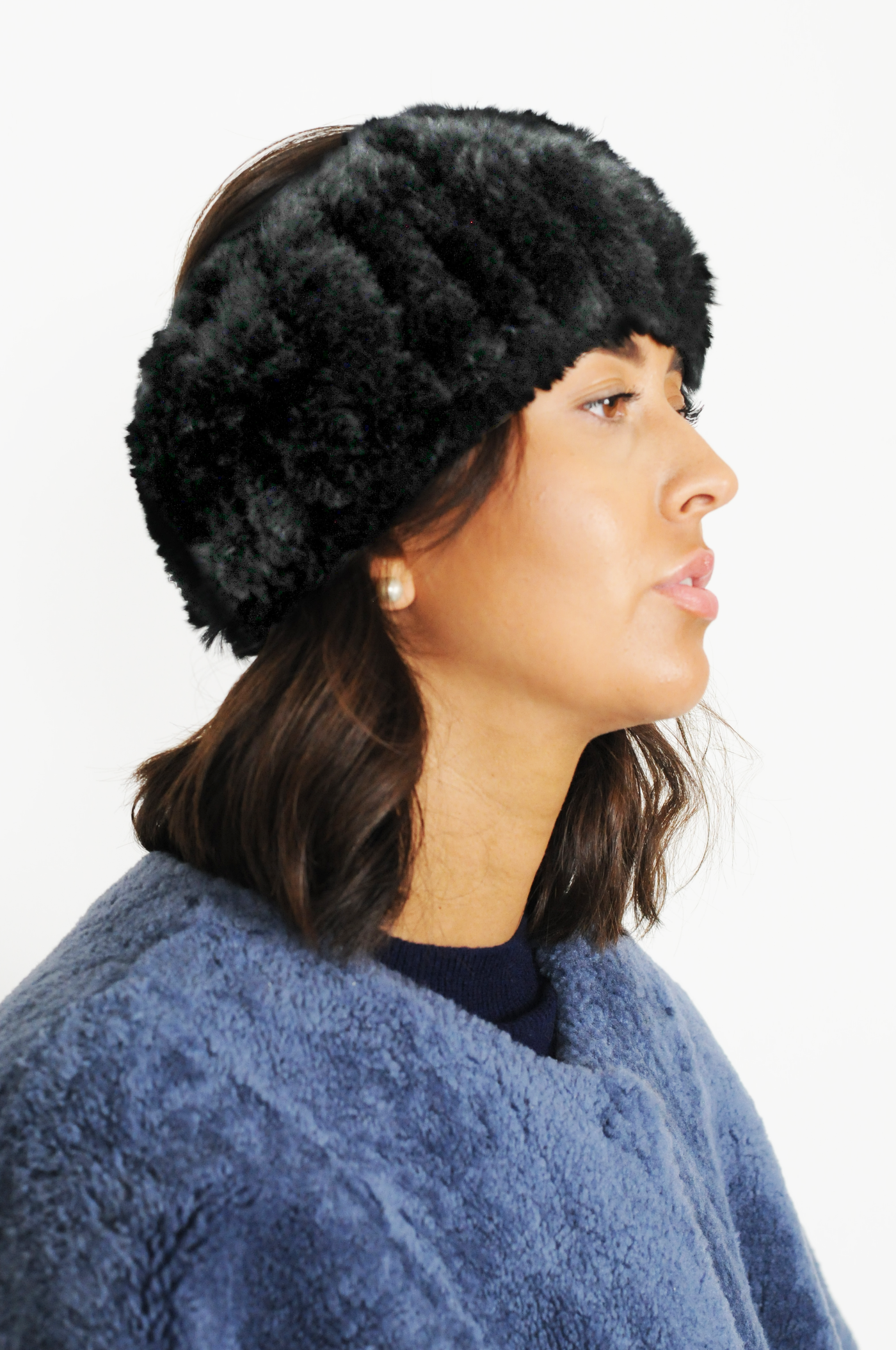 30440 Headband - Rex Knitted - Accesories - Black