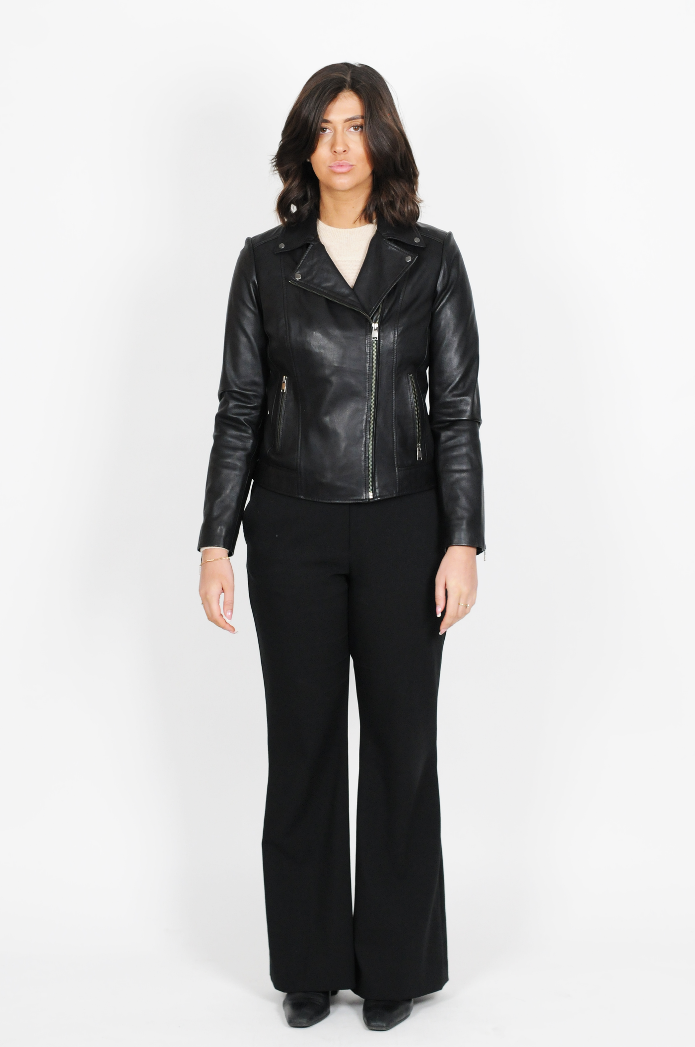 Bella - Lamb Malli Leather - Women - Black