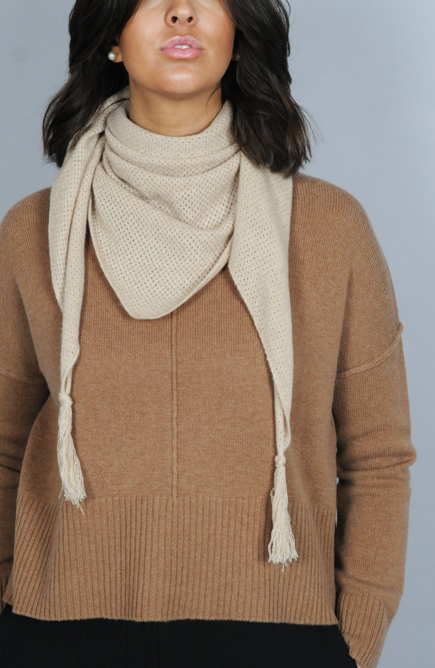 SY-1823 Scarf - 100% PureCashmere - Accesories - Rice Camel