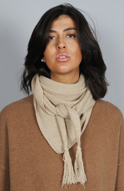 SY-1823 Scarf - 100% PureCashmere - Accesories - Rice Camel