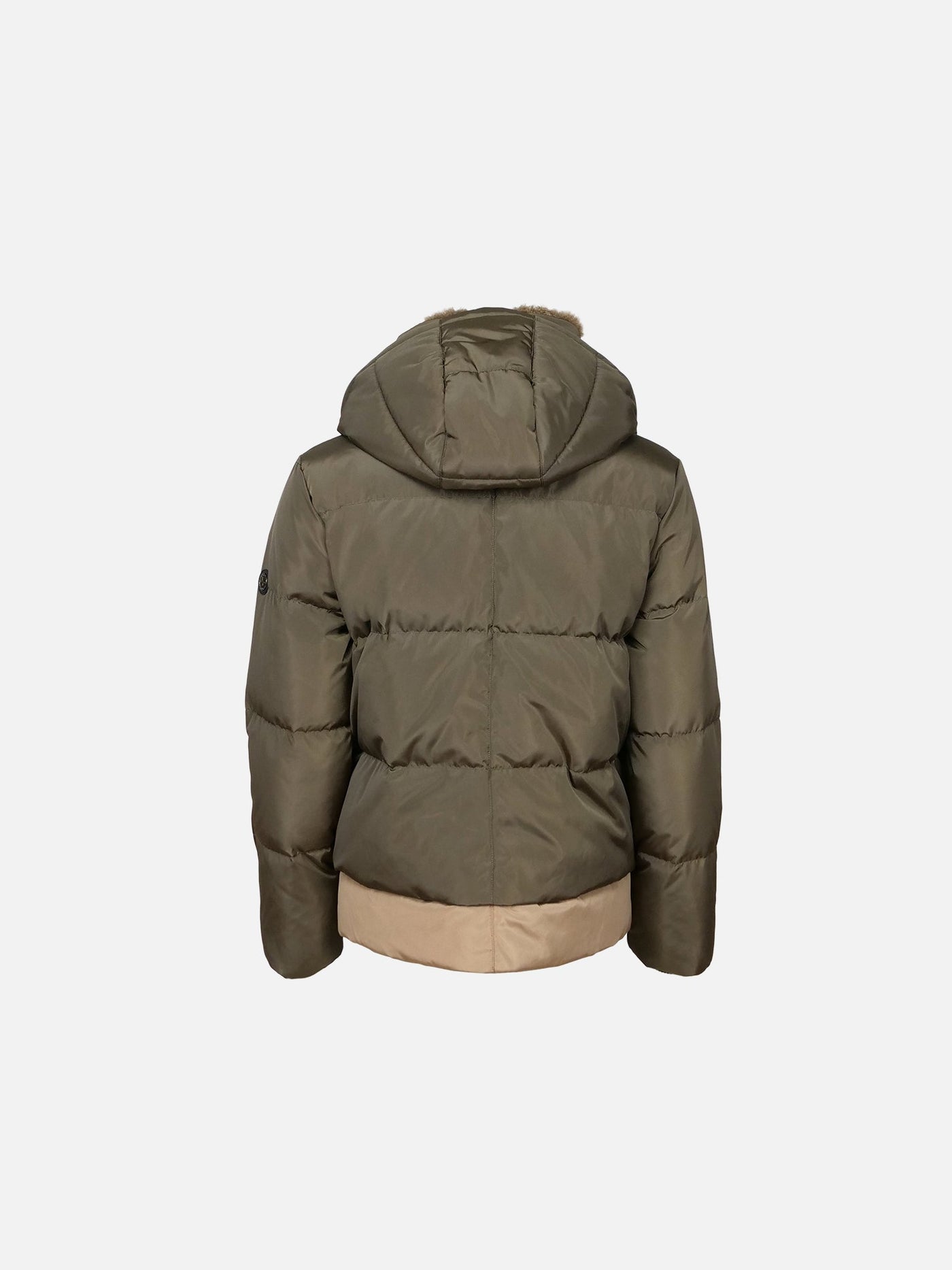 Henriette 61 cm. - Hood - Down - Women - Army & Camel