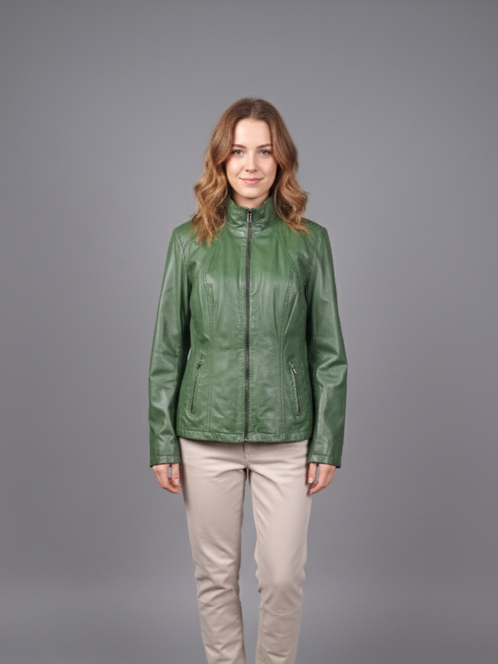 P 14-02 - Comfort - Lamb Glove Leather - Women - Apple Green