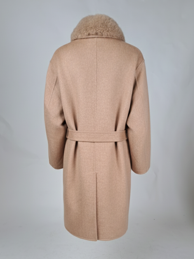Hava & Hava, 100 cm. - Collar - Wool Blend - Women - Camel