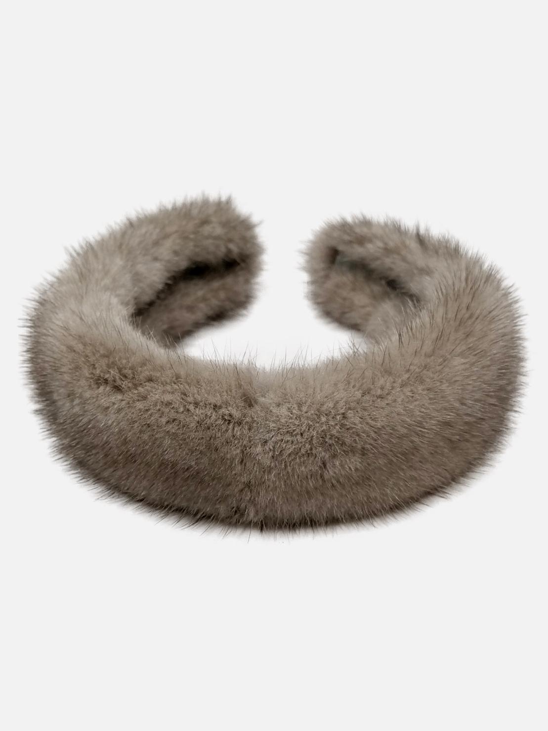 HL21Q001 Hair Band - Mink - Accesories - Grey