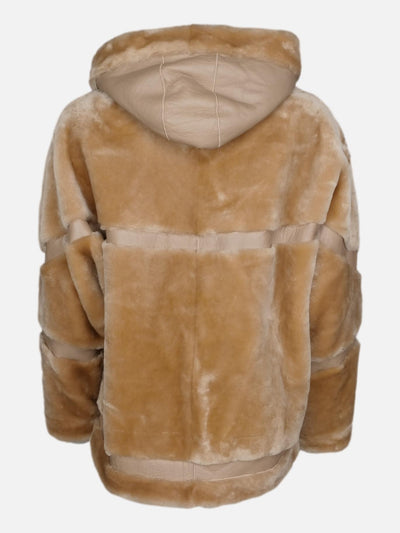 Gena, 72 cm. - Hood - Nappa Lamb - Women - Camel