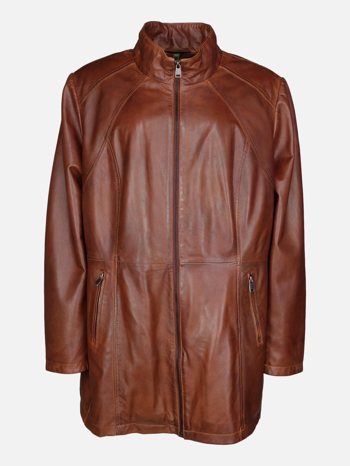 Pyril XL - Lamb Malli Leather - Women - Dark Cognac