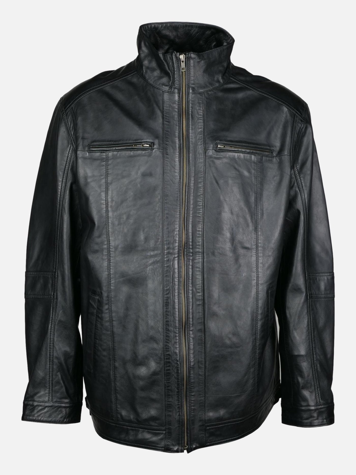 Big Marlow  - Lamb Polish Nappa Leather -Man - Black