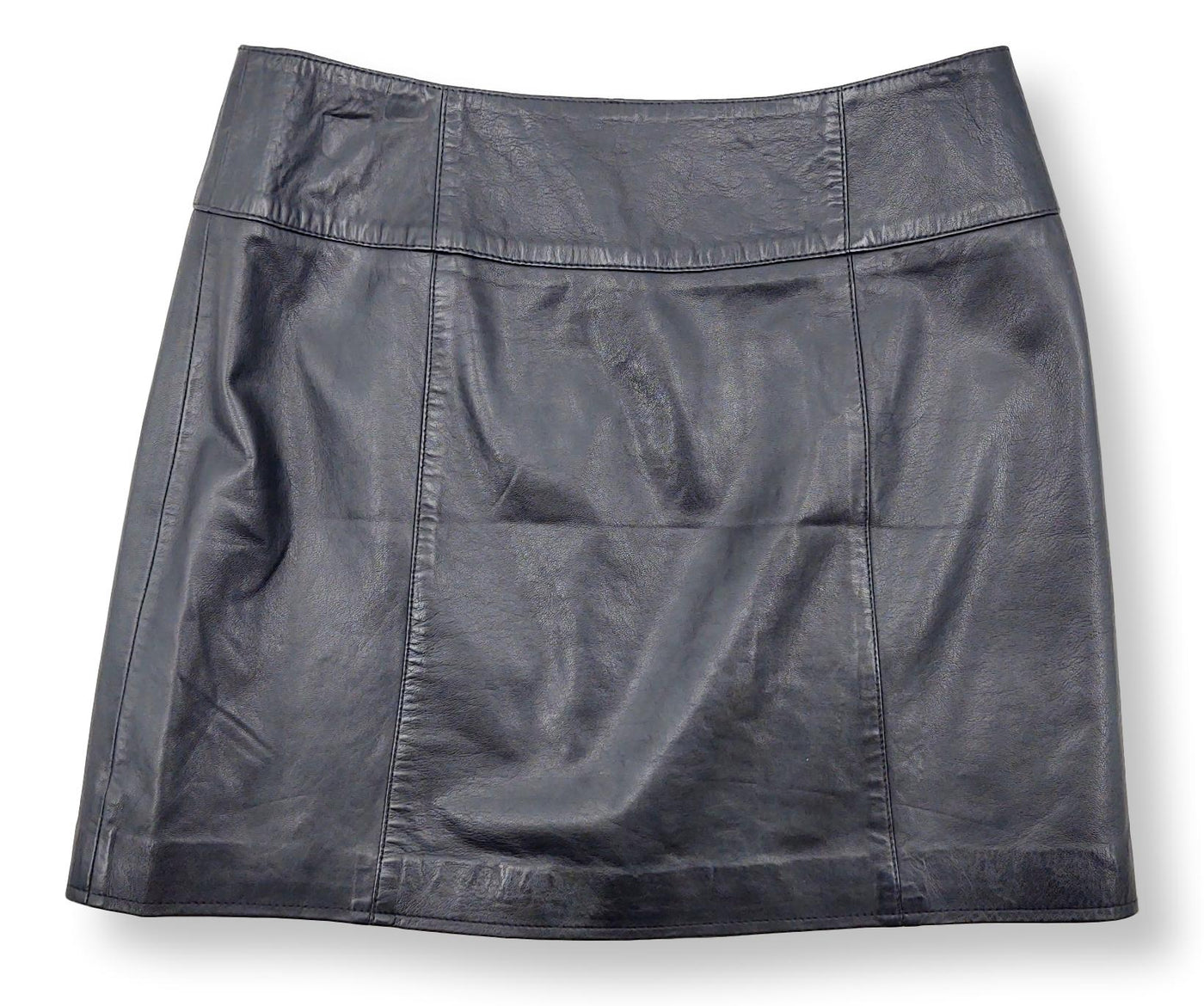 Lucy Skirt - Lamb Dace Leather - Women - Black