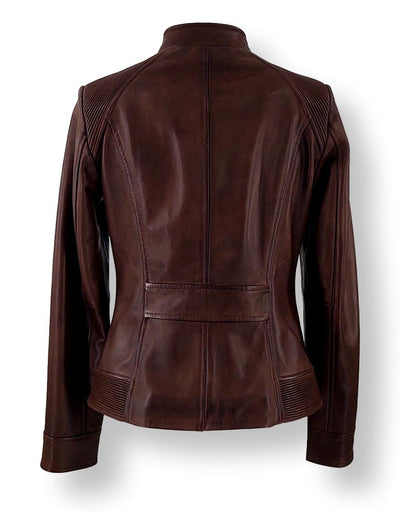 Voila - Lamb Malli Leather - Women - Cocoa