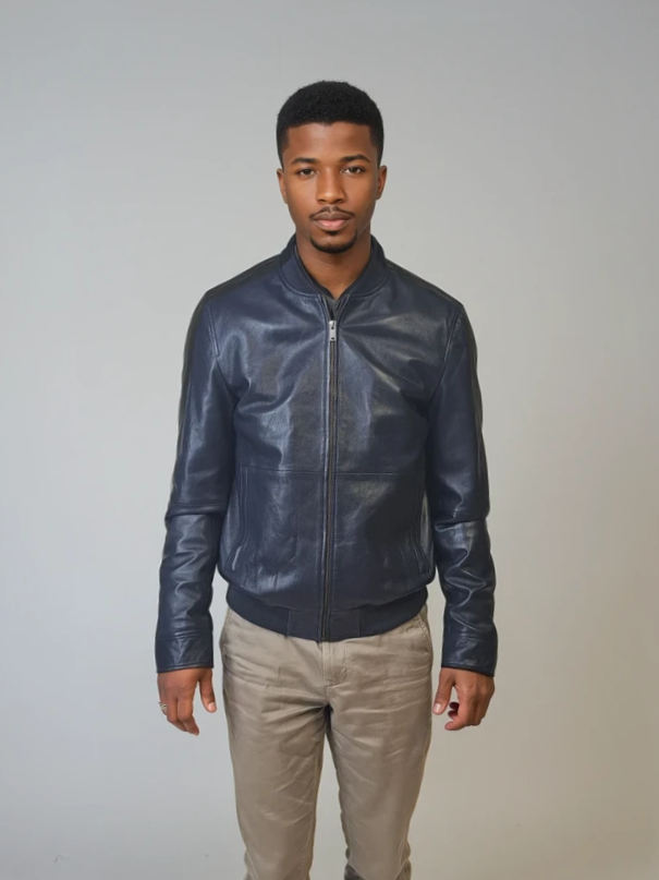 Benn - Lamb Thick Dace Leather -Women - Navy