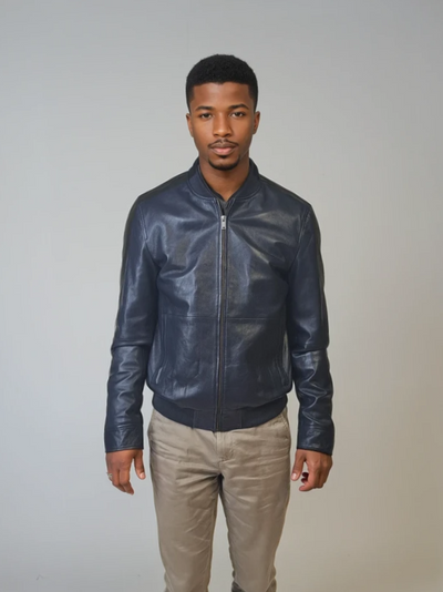 Benn - Lamb Thick Dace Leather -Women - Navy