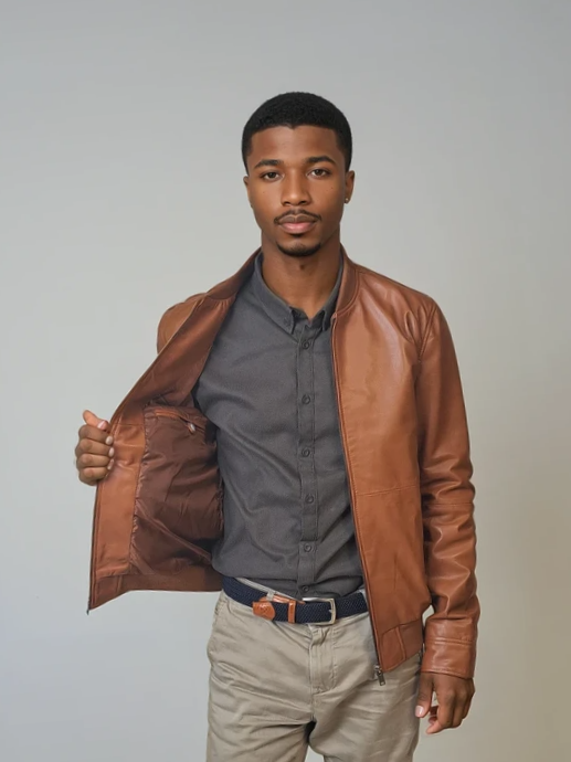 Benn - Lamb Thick Dace Leather -Women - Cognac