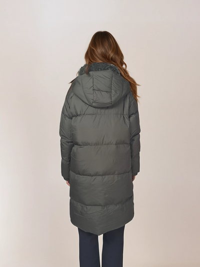 Heather, 98 cm. - Hood - Down - Women - Army