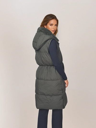 Heather, 98 cm. - Hood - Down - Women - Army