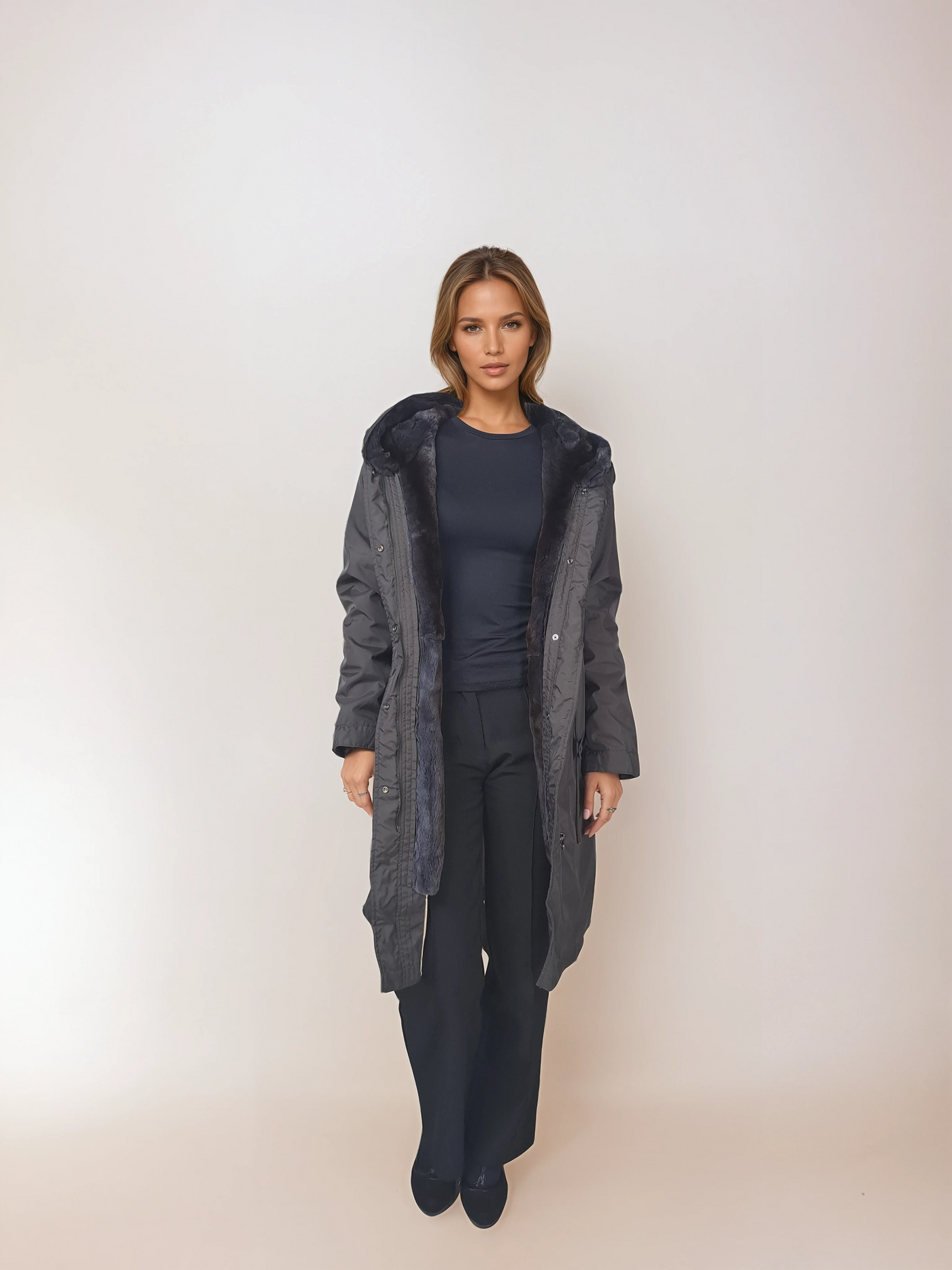 Calgary, 95 cm. - Hood - Textile - Women - Army