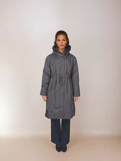 Calgary, 95 cm. - Hood - Textile - Women - Army