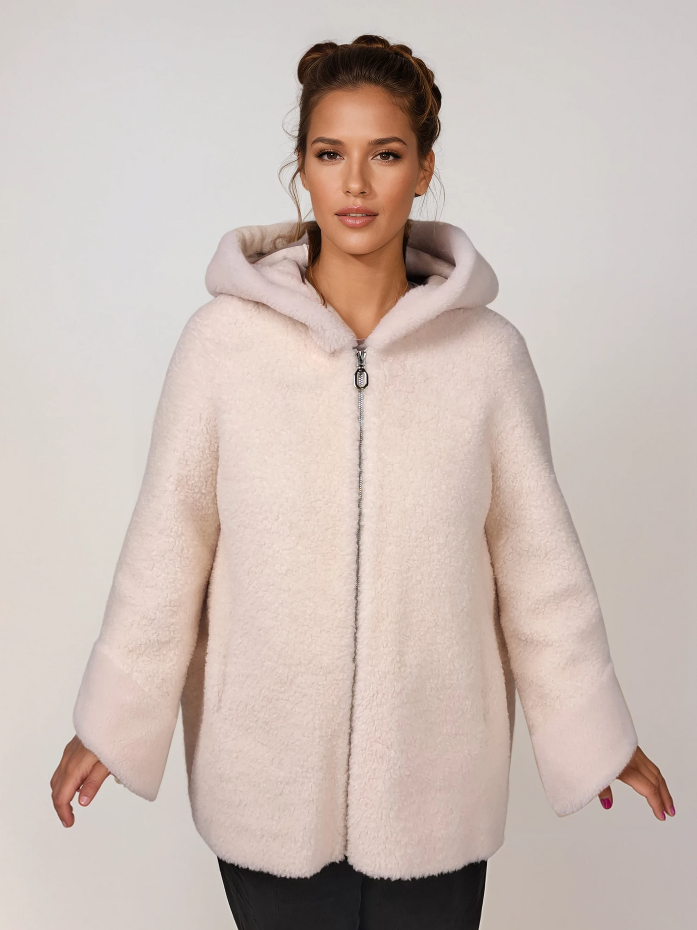 Franci-R, 78 cm.  - Air Wool - Women - Off White