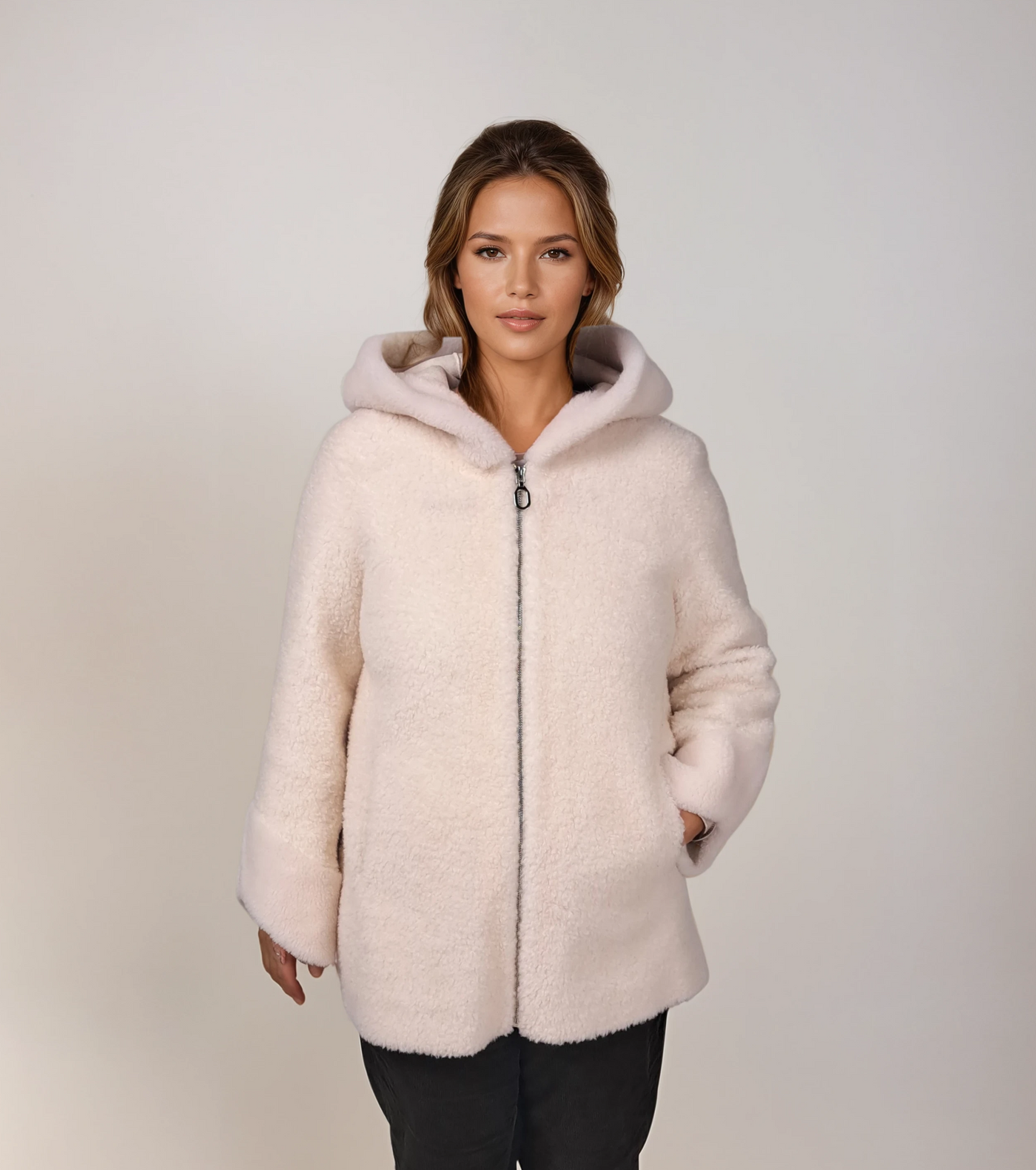 Franci-R, 78 cm.  - Air Wool - Women - Off White