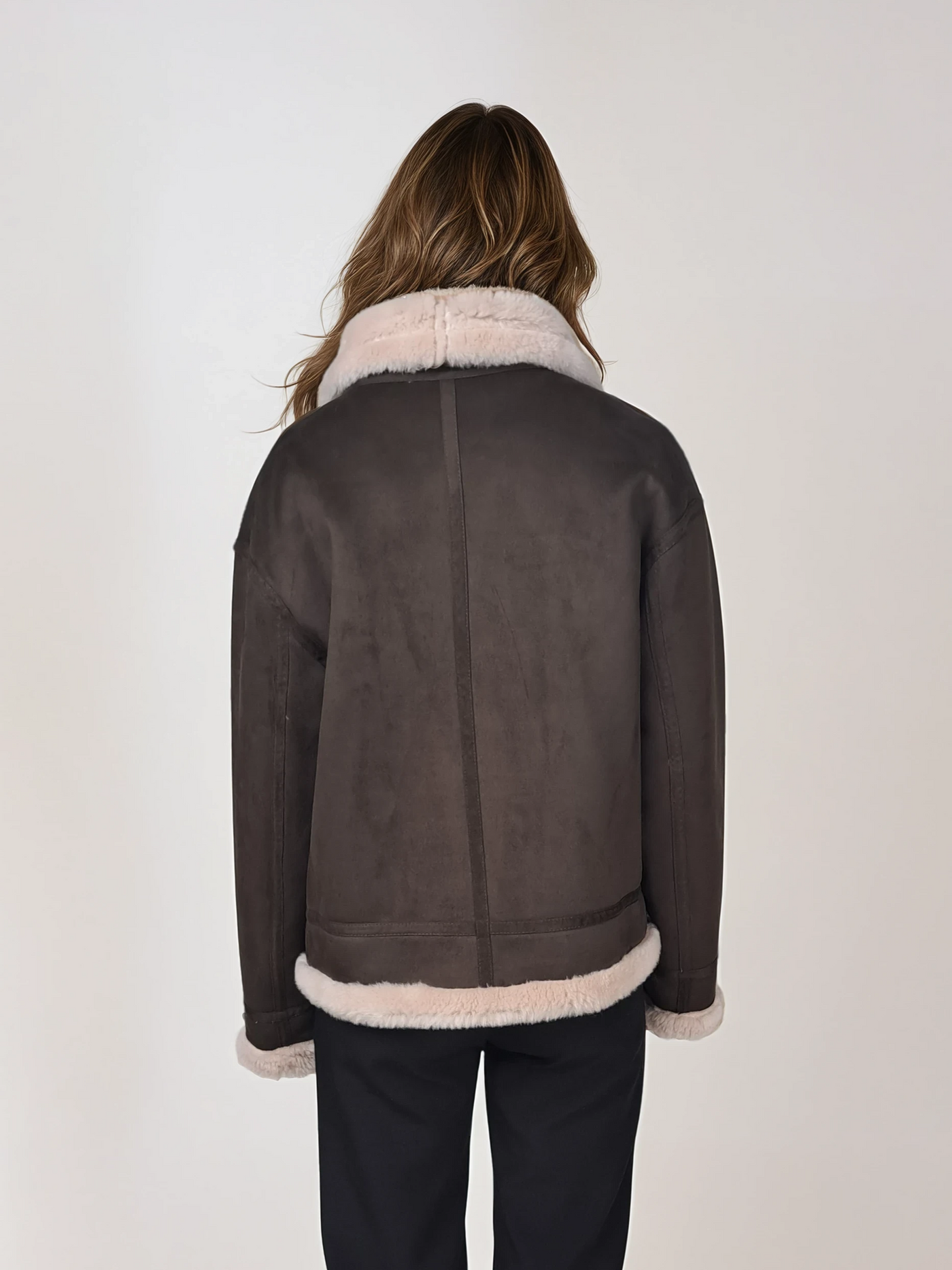 Heidi, 60 cm. - Collar - Air Wool - Women - Ganix Brown