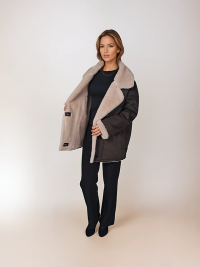 Ibi 75 cm. - Air Wool - Women - Chestnut