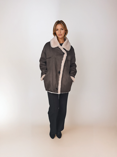 Ibi 75 cm. - Air Wool - Women - Chestnut