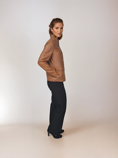 Illina, 61 cm. - Lamb Dior Leather - Women - Caramel