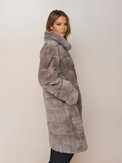 Petrovski, 100 cm. - Collar - Rex - Women - Cafe Latte