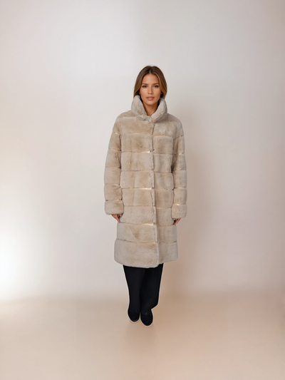 Petrovski, 100 cm. - Collar - Rex - Women - Cream