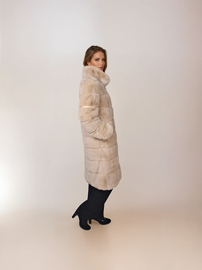 Petrovski, 100 cm. - Collar - Rex - Women - Cream