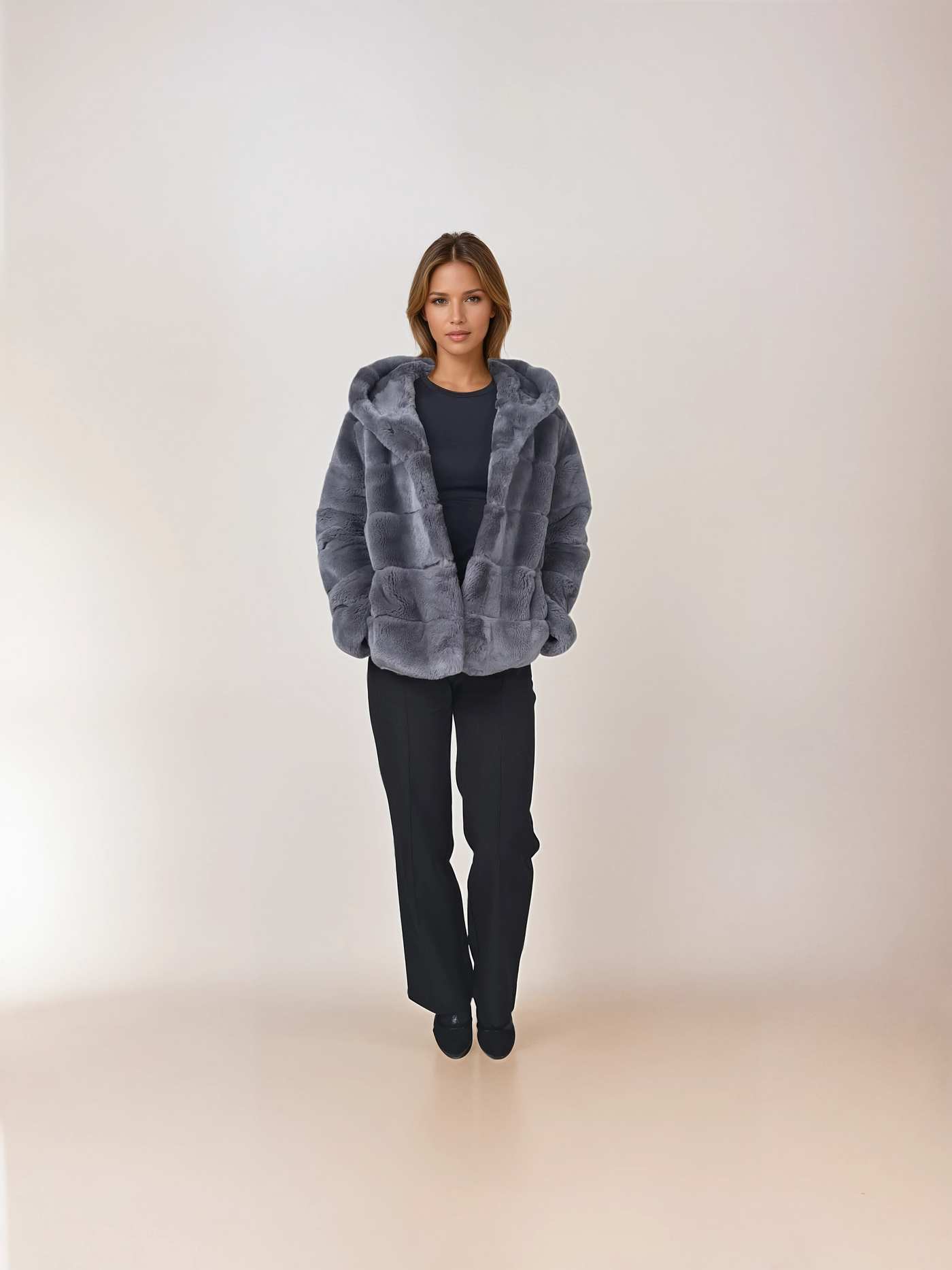 Petrovski, 60 cm. - Hood - Rex - Women - Light Grey