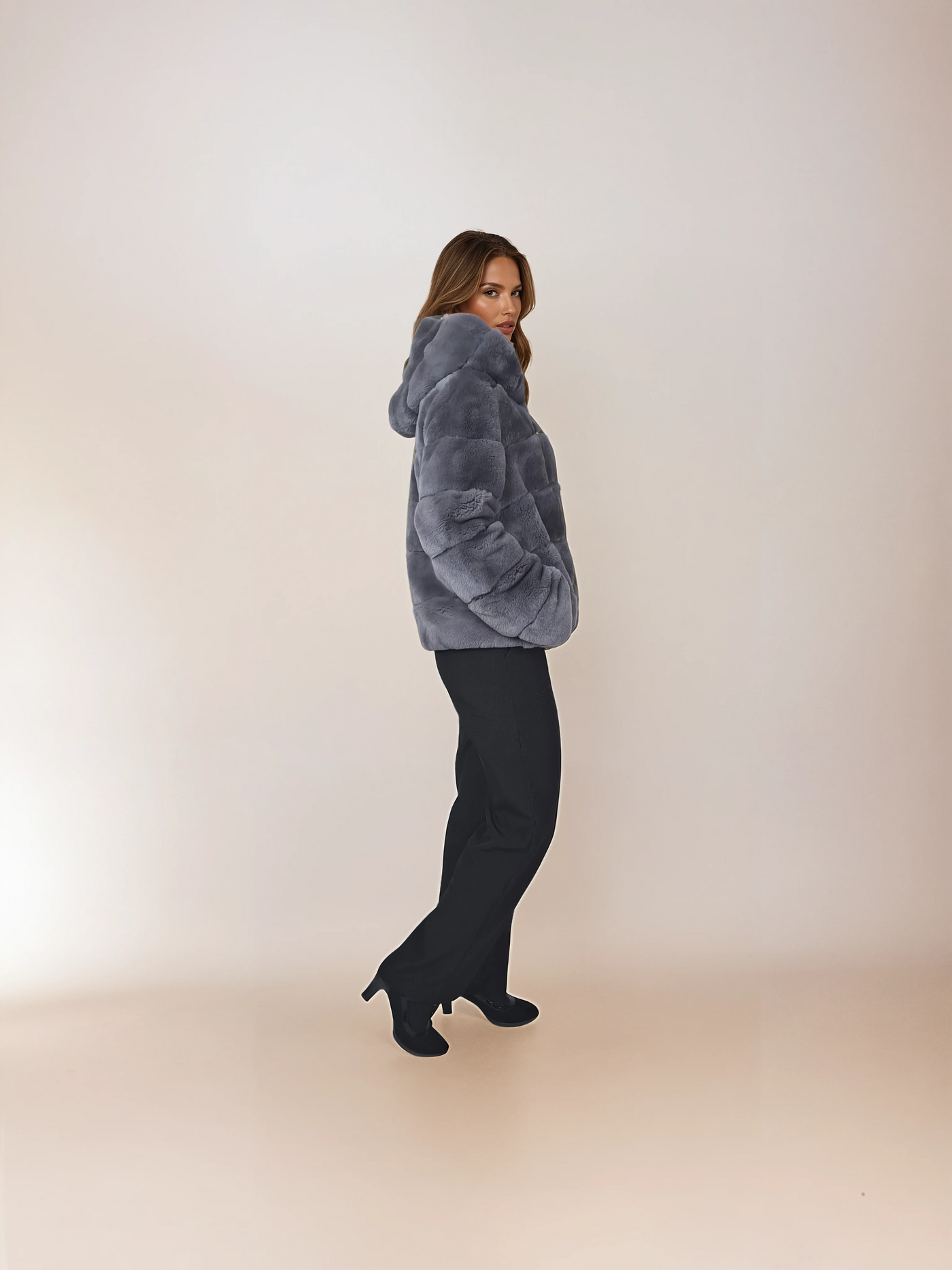 Petrovski, 60 cm. - Hood - Rex - Women - Light Grey