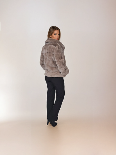 Petrovski, 60 cm. - Collar - Rex - Women - Cafe Latte